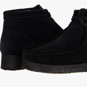 Clarks Wallabee Boots Suede Black